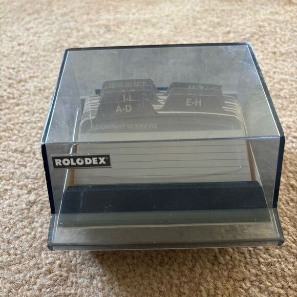 Rolodex S-3000 Small Address Phone Card File - Picture 1 of 6